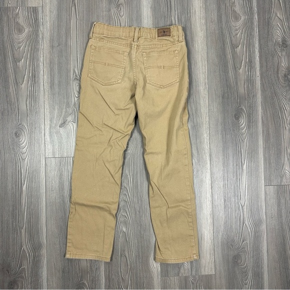 Kids US Polo Assn Tan Jeans Boys Size 10 Classic Fit Straight Leg - Picture 4 of 4